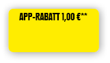 App-Rabatt 1,00 €**